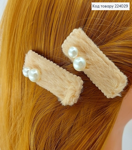 Заколка стрела металл с пушком 5 см 224029 фото 5