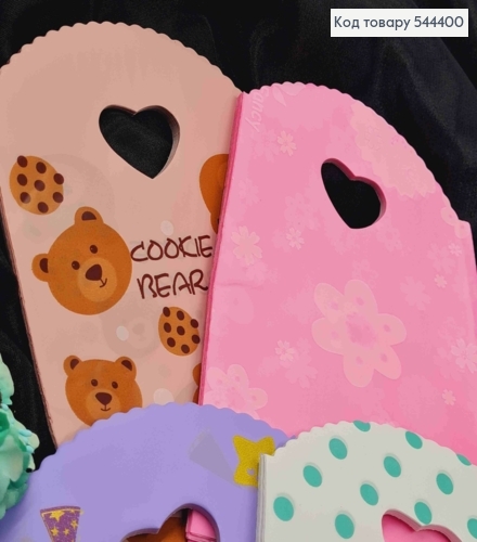 Пакет полиэтиленовый, "Happy Birthday", "Цветок", "Мишка" в ассортименте, 50шт/уп, 20*13см 544400 фото 2