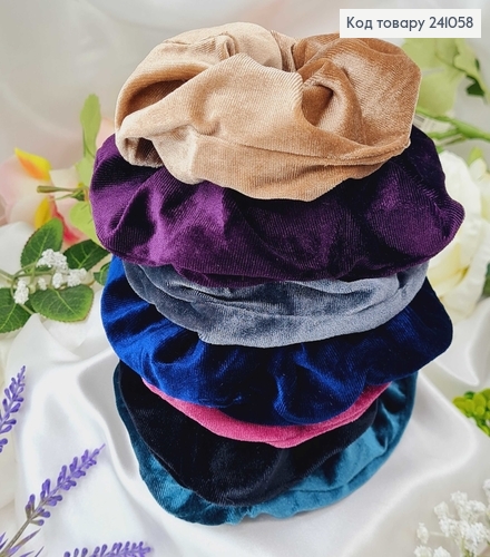 Резинка велюр обьемная (4-13см) в ассорт. 241058 фото 2