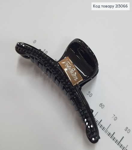 Краб черный с камнями в два ряда и золотом 213066 фото 2