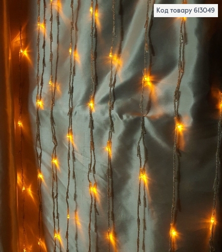 Гирлянда квадрат белая проволока 3*2 м 320 LED белая тепло 613049 фото 2