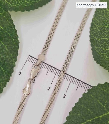 Цепочка родовая якорное плетение в три ряда, ширина 3мм, длина 59см, Xuping 190430 фото 2