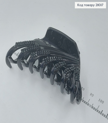 Краб пластик с черными камнями 8 см 211017 фото 2