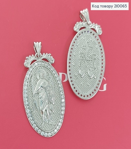 Иконка Ангел Хранитель 3*1,5см родироване   Xuping 210065 фото 2