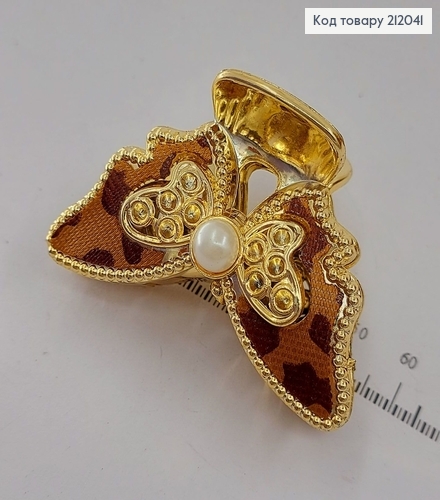 Краб пластик металлик золотой 5,5 см 212041 фото 2