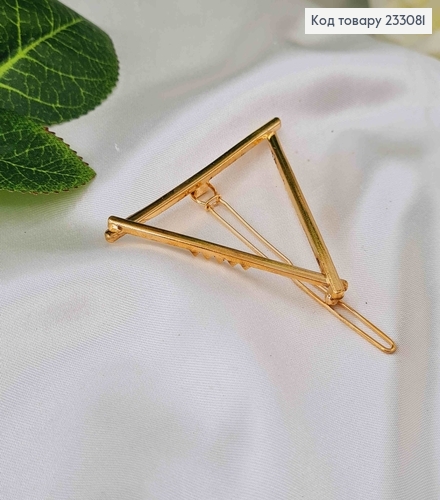 Заколка для волос, золотого цвета, разные фигурки в ассорт. 233081 фото 2