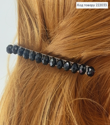 Заколка автомат металл с стиклярусом в асс. 222033 фото 4