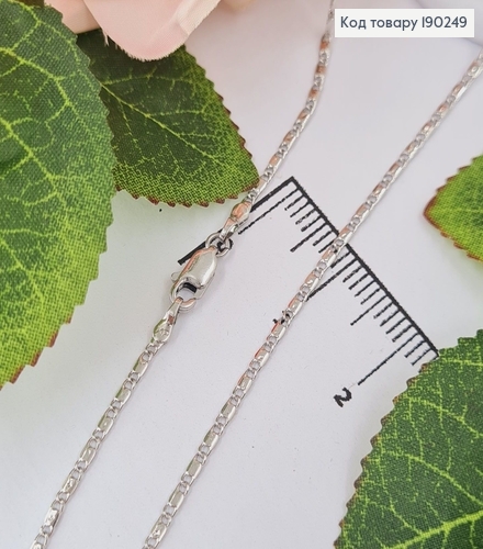 Цепочка родовой пластинки 3мм, длина 45см, Xuping 190249 фото 2