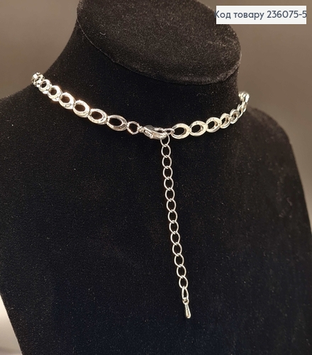 Набор Подвеска и серьги "Изысканность" под серебро с камнями черного цвета. 236075-5 фото 2