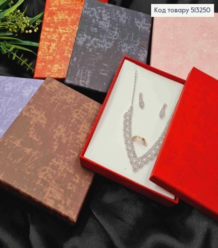 Коробочка для наборов болая"Имитация", размер 18*13,5*2,5см, белая серединка., цвета в ассорт. 513250 фото 2