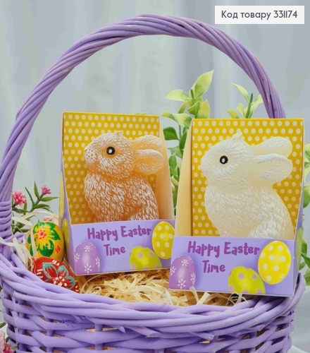 Свеча декоративная "Зайка", цвета в ассортименте, 80гр/4часа, Bartek candles 331174 фото 3