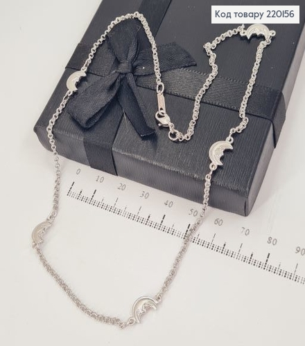 Підвіска Місяці 45 см родіроване Xuping 220156 фото 2