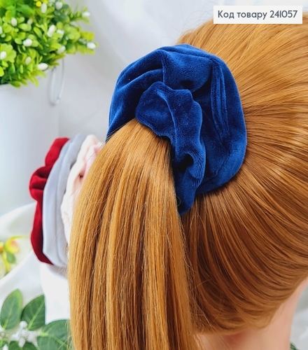 Резинка велюр МЬЯКАЯ обьемная (5-11см) в ассорт. 241057 фото 2