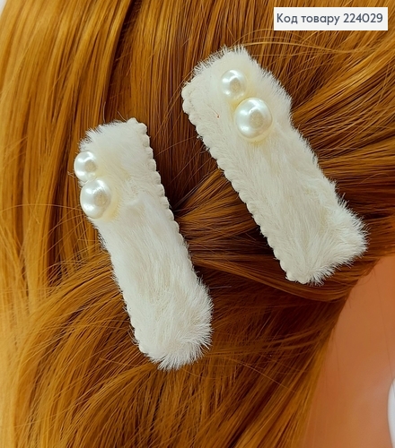 Заколка стрела металл с пушком 5 см 224029 фото 6