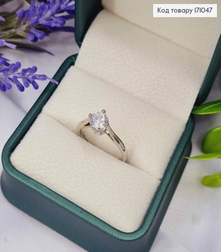 Перстень родился с блестящим камнем, Xuping 171047 фото 3