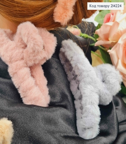 Краб пластик, петелька, с пушком, 11,5см, цвета в ассорт. 214224 фото 2