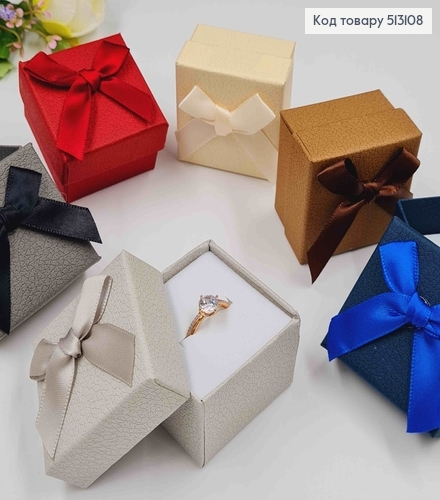 Коробка с Бантиком, 5*3,5см, цвета в ассорт. 513108 фото 2