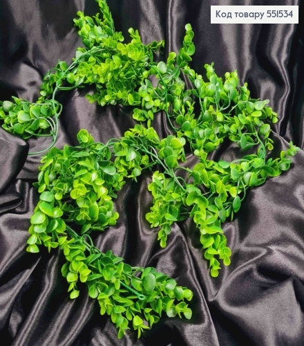 Штучна декоративна зелень Самшит, ЗЕЛЕНОГО кольору, довжина 176см 551534 фото 2