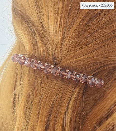 Заколка автомат металл с стиклярусом в асс. 222033 фото 2