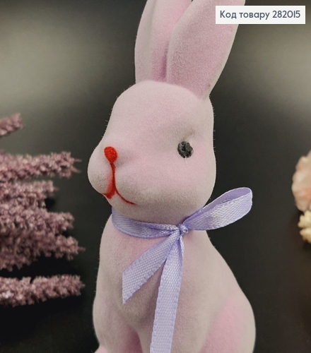 Заєць бархат фіолетовий 6х13,5 см 282015 фото 2