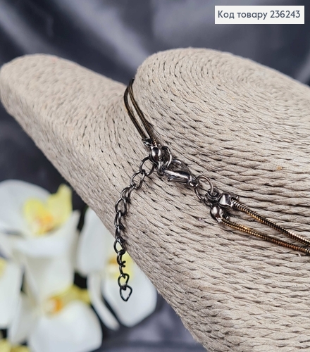 Подвеска двойная на шею "Van Cleef" из Жемчужинами, 100см 236243 фото 2