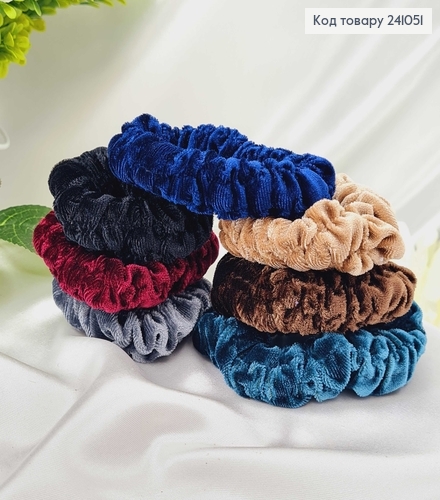 Резинка велюр Жатка 7см в ассор. 241051 фото 2