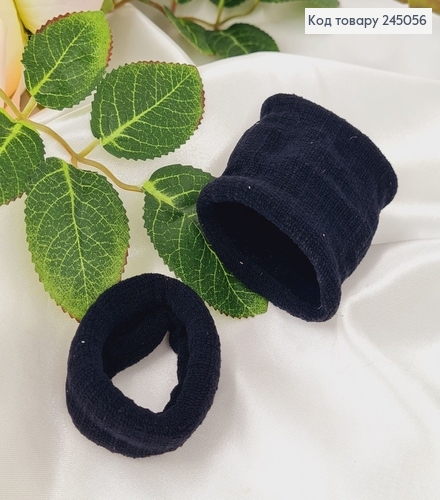 Резинка простая Чорная, 5см, микрофибра 245056 фото 2