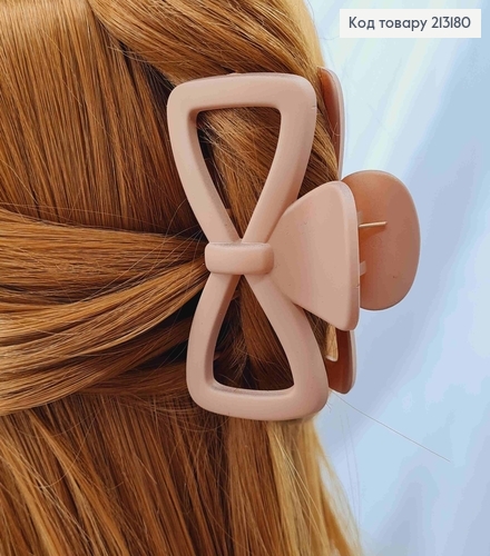 Краб каучук,7см, матовый, Бантик, цвета в ассорт. 213180 фото 2