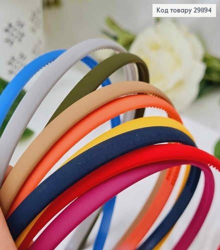 Обруч 0,8см матовый, цвета в ассорт. 291194 фото 2