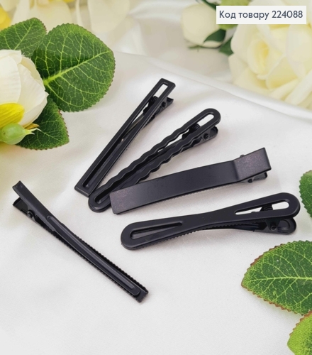 Заколка стрела металл 8см Черная матовая РАЗНАЯ в ассорт. 224088 фото 3