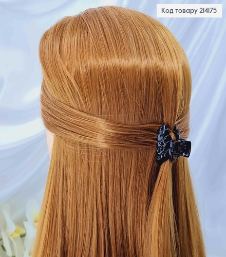 Краб пластик, чорний. з камінцями 3,5см 214175 фото 2