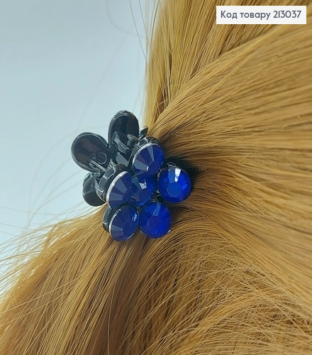 Краб пластик цветочек 1,5 см 12шт / уп. в асс. 213037 фото 2