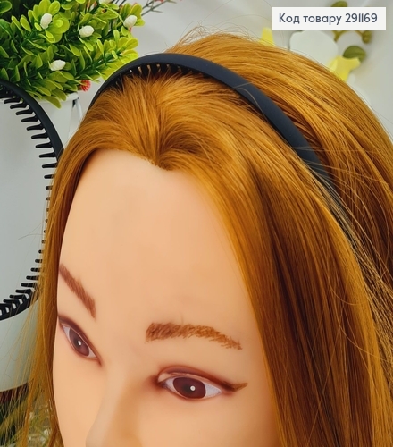 обруч пластик каучук черный ГРЕБЕНЬ 291169 фото 3