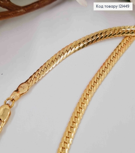 Цепочка пеллет снейк 3мм, длина 55см, Xuping 18K 121449 фото 2