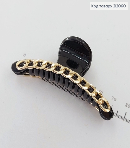 Краб черный с золотой цепочки 212060 фото 2