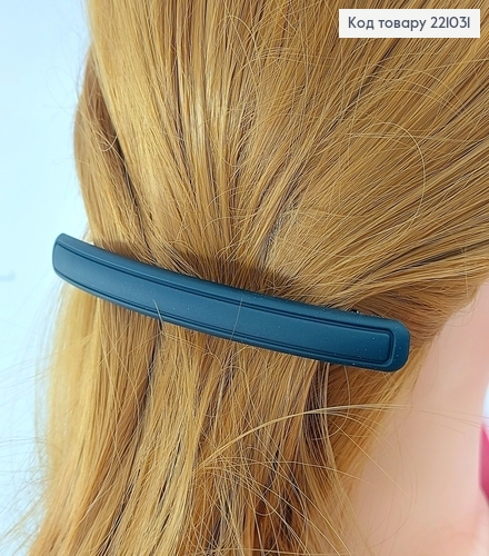 Заколка автомат пластик матовий 11см в асорт. 221031 фото 2