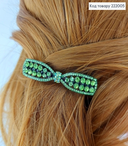 Заколка автомат металл бантик 6 см 222005 фото 5