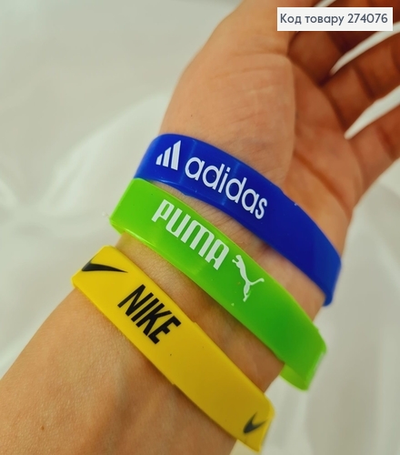 Браслет силиконовый разноцветный с надписями в асорт.,50шт. 274076 фото 2