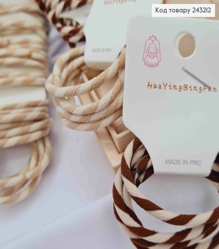 Резинка шнурок на планшетке (5шт), 4см, Цвета в ассортименте 243212 фото 2