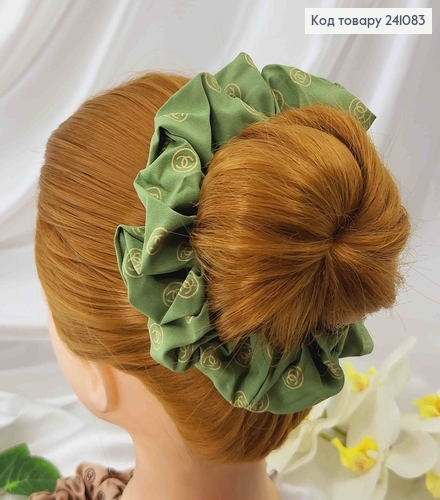 Резинка "Шанель", тканина об'ємна, в асорт. 241083 фото 2