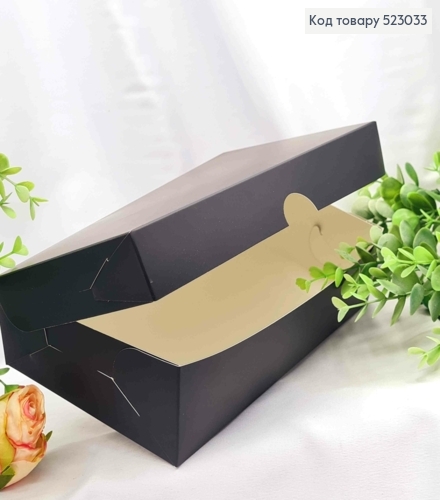 Подарочная складная коробка, Черного цвета, 22,5*14,5*6см 523033 фото 2