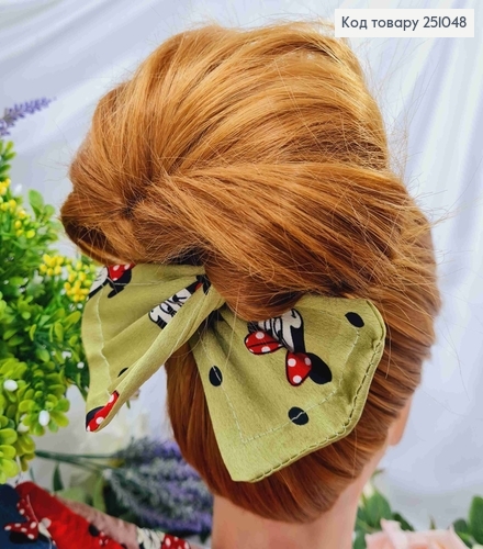 Тканевый Твистер для волос, с Микки Маусом, 34*9,5 см, цвета в ассорт. 251048 фото 2