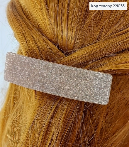 Заколка автомат блеск прям ой в асортименте 221035 фото 2
