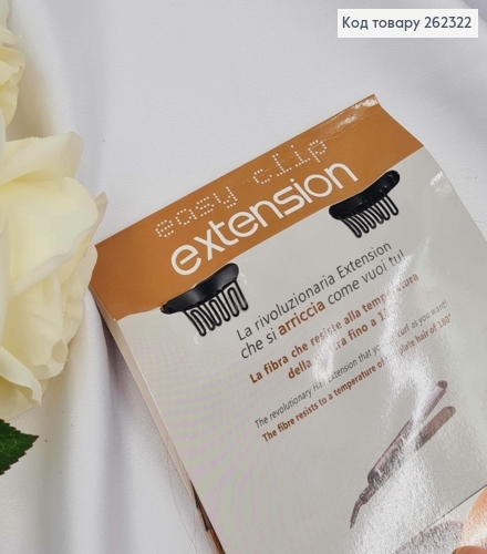 Пасма штучного волосся РУСИЙ + БЛОНД  на двох заколках, довжина 60см. 262322 фото 2