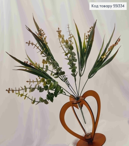 Искусственная композиция Эвкалипт с почками цвета Капучино, высота 41см 551334 фото 2