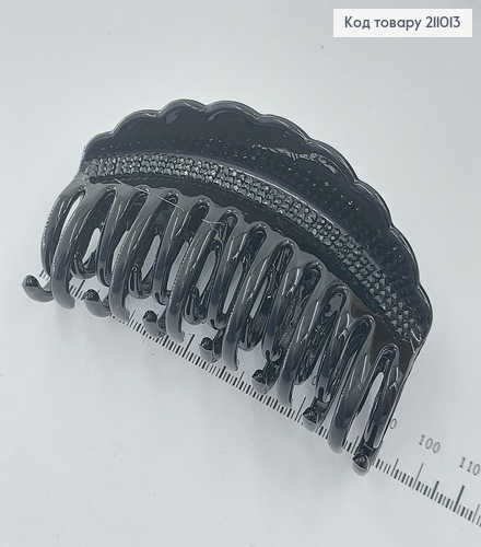 Краб пластик с черными камнями двойной 9 см 211013 фото 2