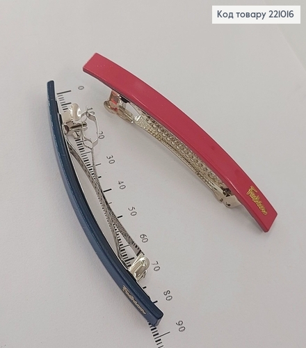 Заколка автомат пластик 9 см 221016 фото 3