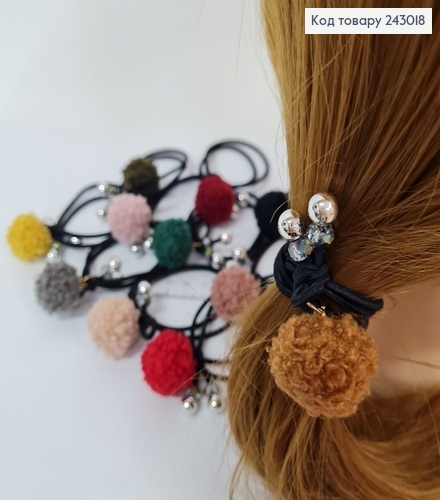 Резинка двойная с балабонами в асс. 243018 фото 2