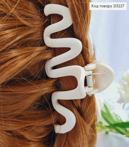 Краб пластик, матовый, Волны, пастельных цветов в ассортименте, 10,5см. 213227 фото 2