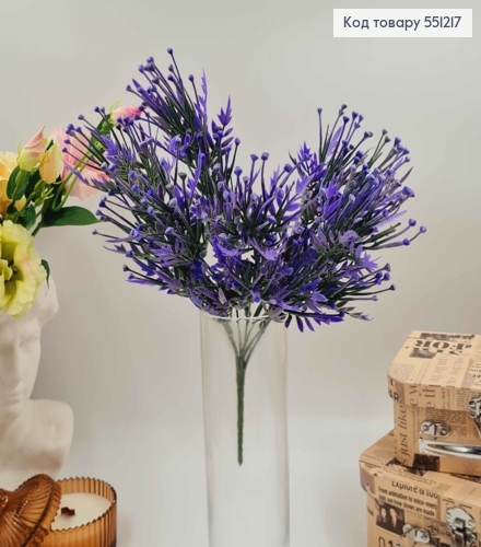 Композиция декоративная "Букет ЛАВАНДОГО цвета", высота 36см 551217 фото 2